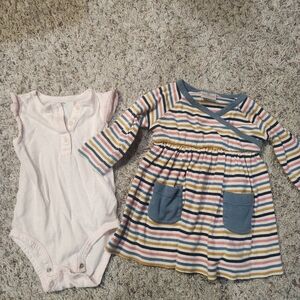 Carter Onsie And Organic Dress